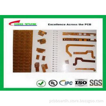Single Sided  Flexible Circuit Boards Yellow Prototypes and